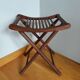 Folding wooden stool