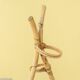 Sculptural Bamboo Flower Stand