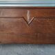 Wedding chest, wood, storage, in solid oak pegged