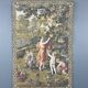 Decorative Aubusson tapestry, pastoral scene with putti.