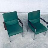Set of Mid-Century Modern Office Armchairs from Brune, Germany, 1960s