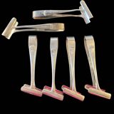6 asparagus tongs from the Ritz Hotel