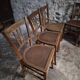 Set of 6 vintage French bistro chairs – Beech, 1950s