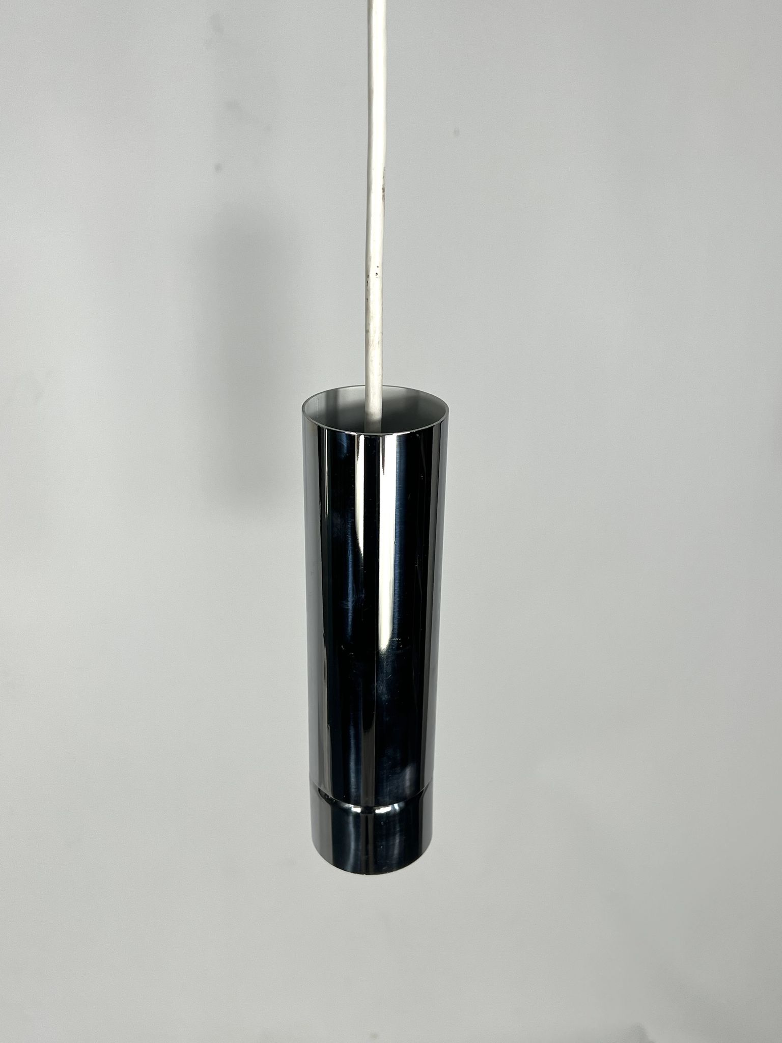 Stilux Milano, set of two chrome pendant lamps from 70s