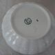 Salad bowl old faience St Amand decoration floral frieze green rinses