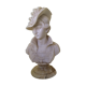 Bust of a young woman in the hat of A. Giannelli
