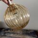 Glass globe wall light