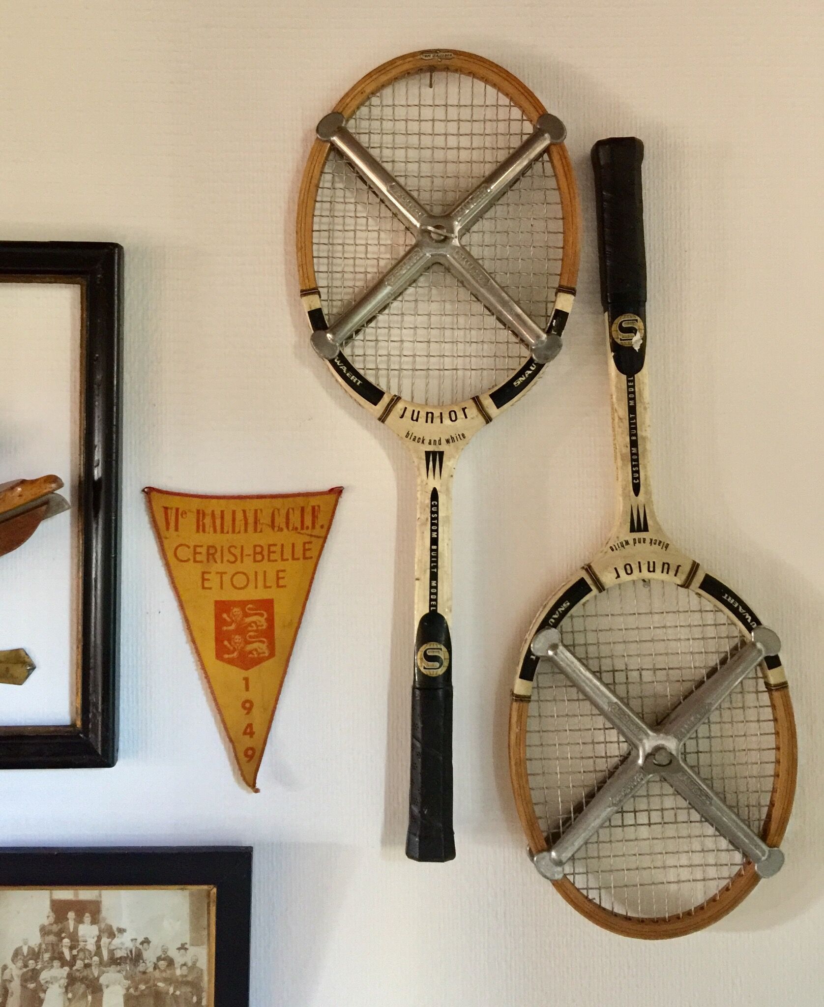 Lot de 3 raquettes de tennis vintage
