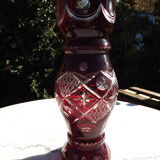 Bohemian crystal vase