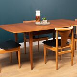 Retro Extending Dining Table & 4 Chairs By Elliots Of Newbury