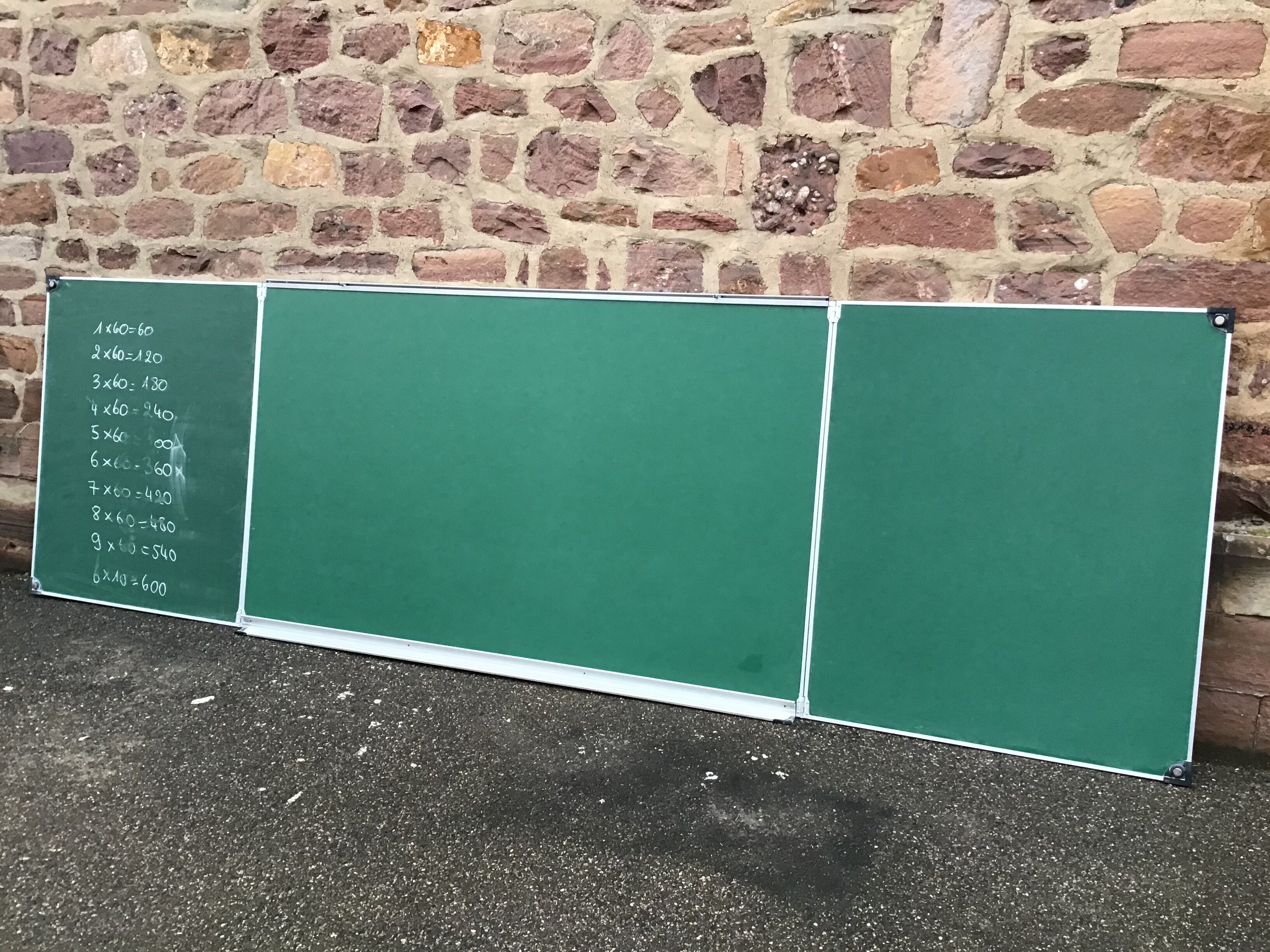 Old school board triptych restaurant vintage bar