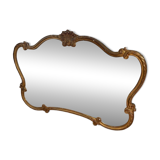 Miroir ancien antique doré