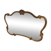 Antique gilded old mirror