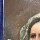 Old oil portrait