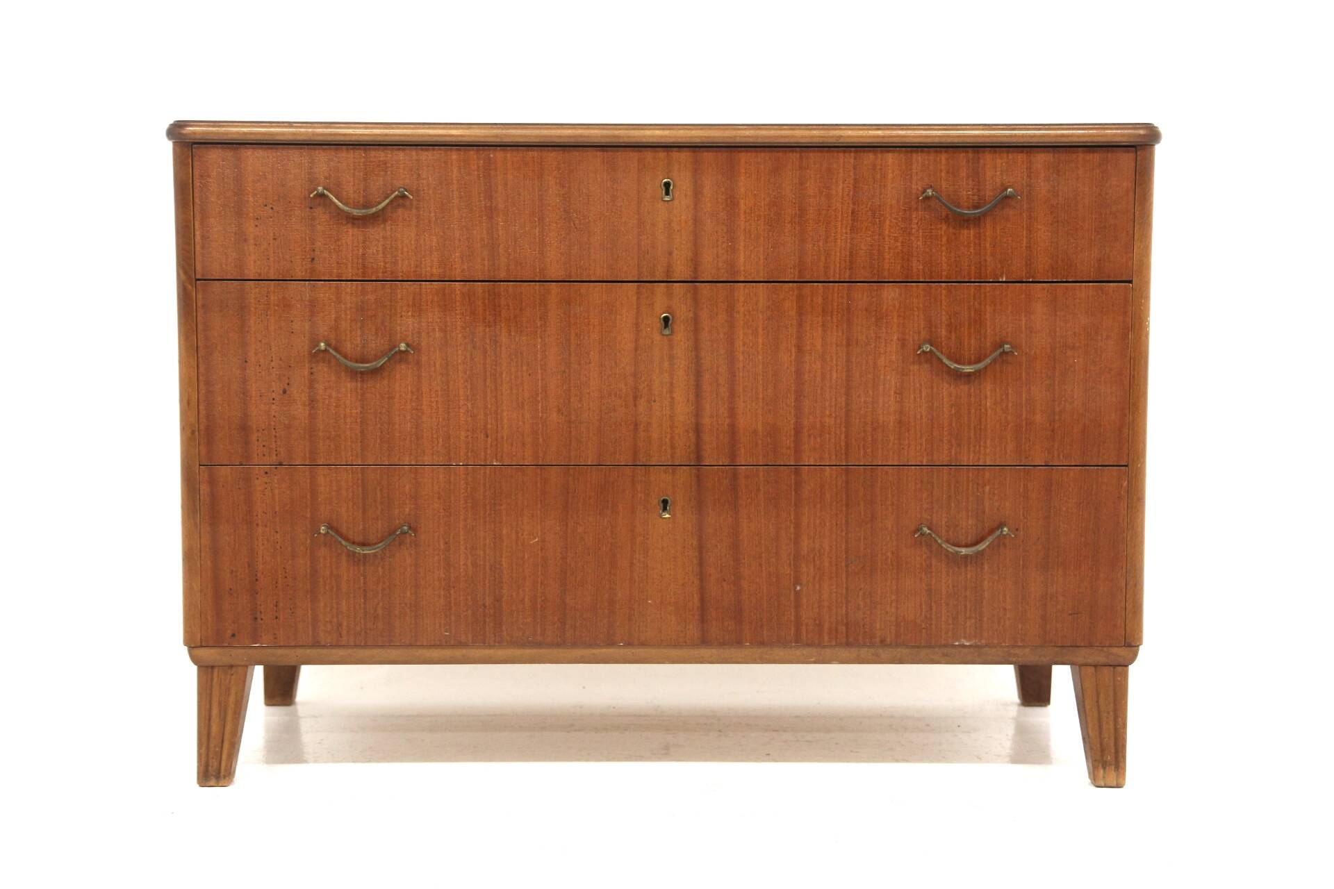 Scandinavian mahogany chest of drawers, Sweden, 1950