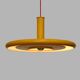 Yellow XL Fog & Morup Optima Pendant Lamp: Hans Due Design, Denmark 1970s