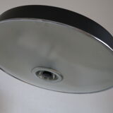 Fase black desk lamp from the 50s with reflector