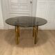 Dining table, fake golden bamboo, 1970s