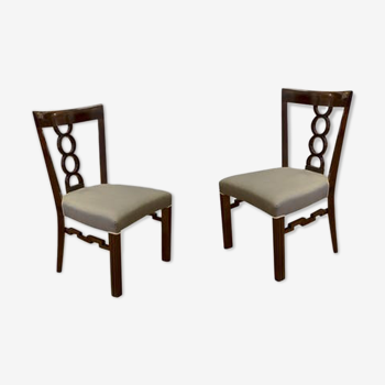 Pair of cubist chairs 1900