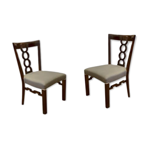 paire de chaises cubistes 1900