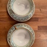 Set of 2 limoges porcelain tea cups
