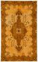 Overdyed Wool Vintage Handmade Carved Rug 168 cm x 282 cm