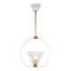 Lampe suspendue en verre de Murano vintage Barovier et Toso, années 1940.