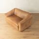 DS-47 two-seater sofa by de Sede, 1970s, natural light brown nappa leather