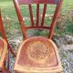 Chaises bistrot avec motifs