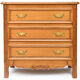 Oak chest of drawers