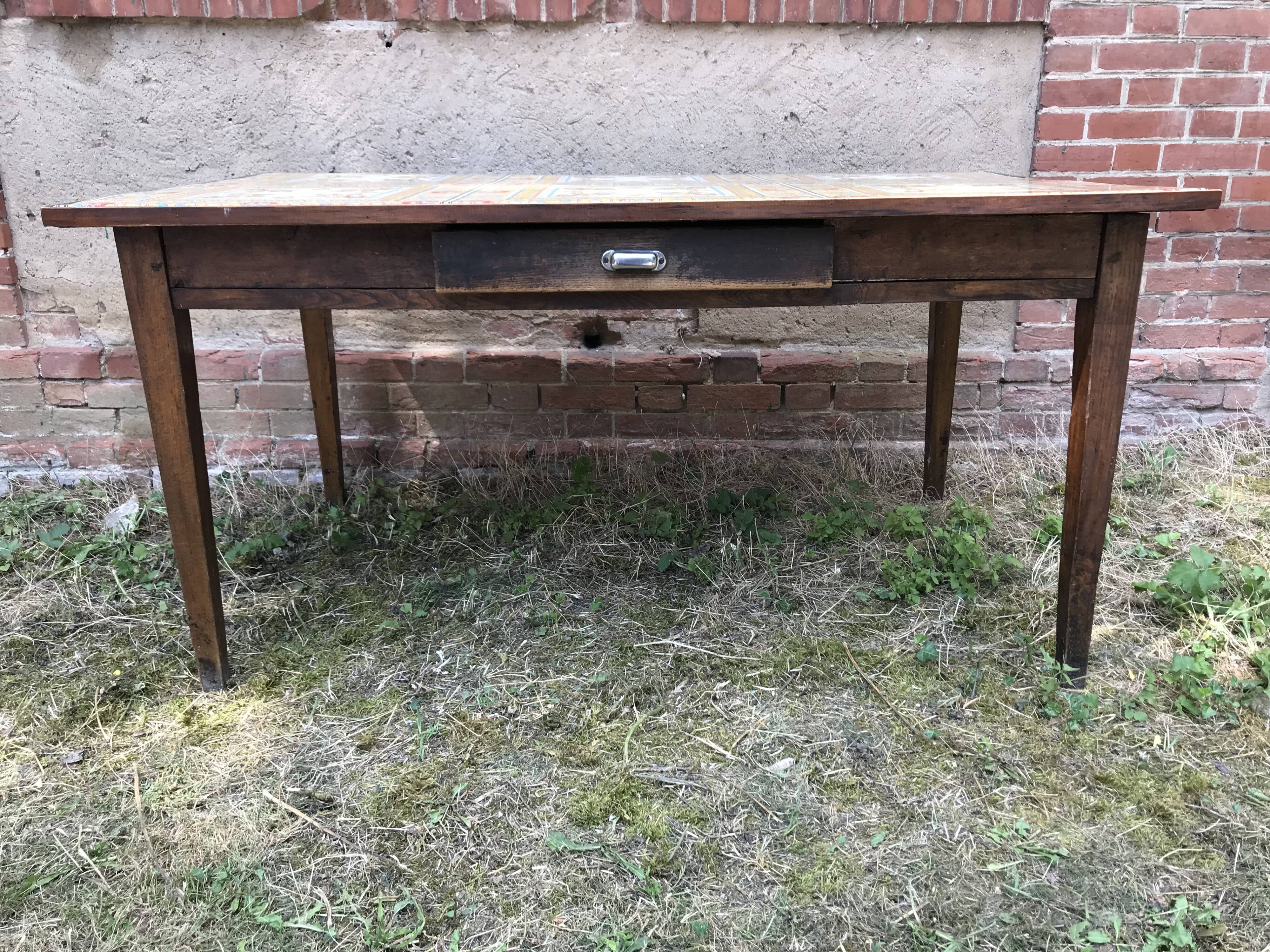 Old kitchen table