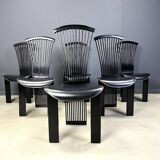Vintage dining chairs by Pietro costantini, 1980s, set of 6