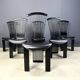Vintage dining chairs by Pietro costantini, 1980s, set of 6