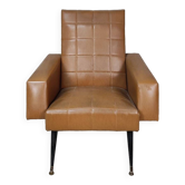 Vintage armchair with compass legs