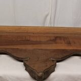 Solid wood carved pediment
