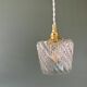 Vintage glass globe pendant light
