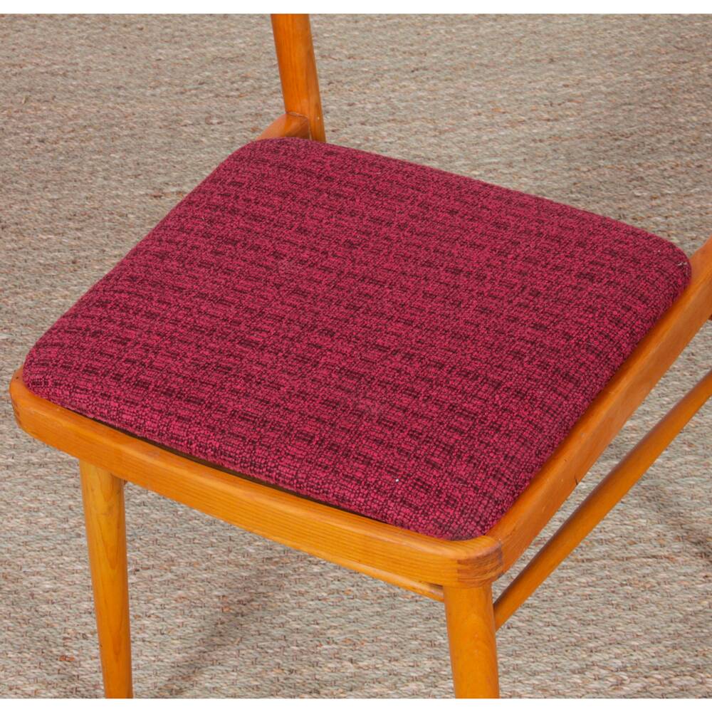 Suite de 4 chaises tchèques produites par Ton, 1970