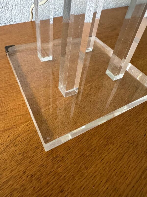 Lampe plexi David Lange années 70