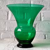 Vintage Green Glass Vase