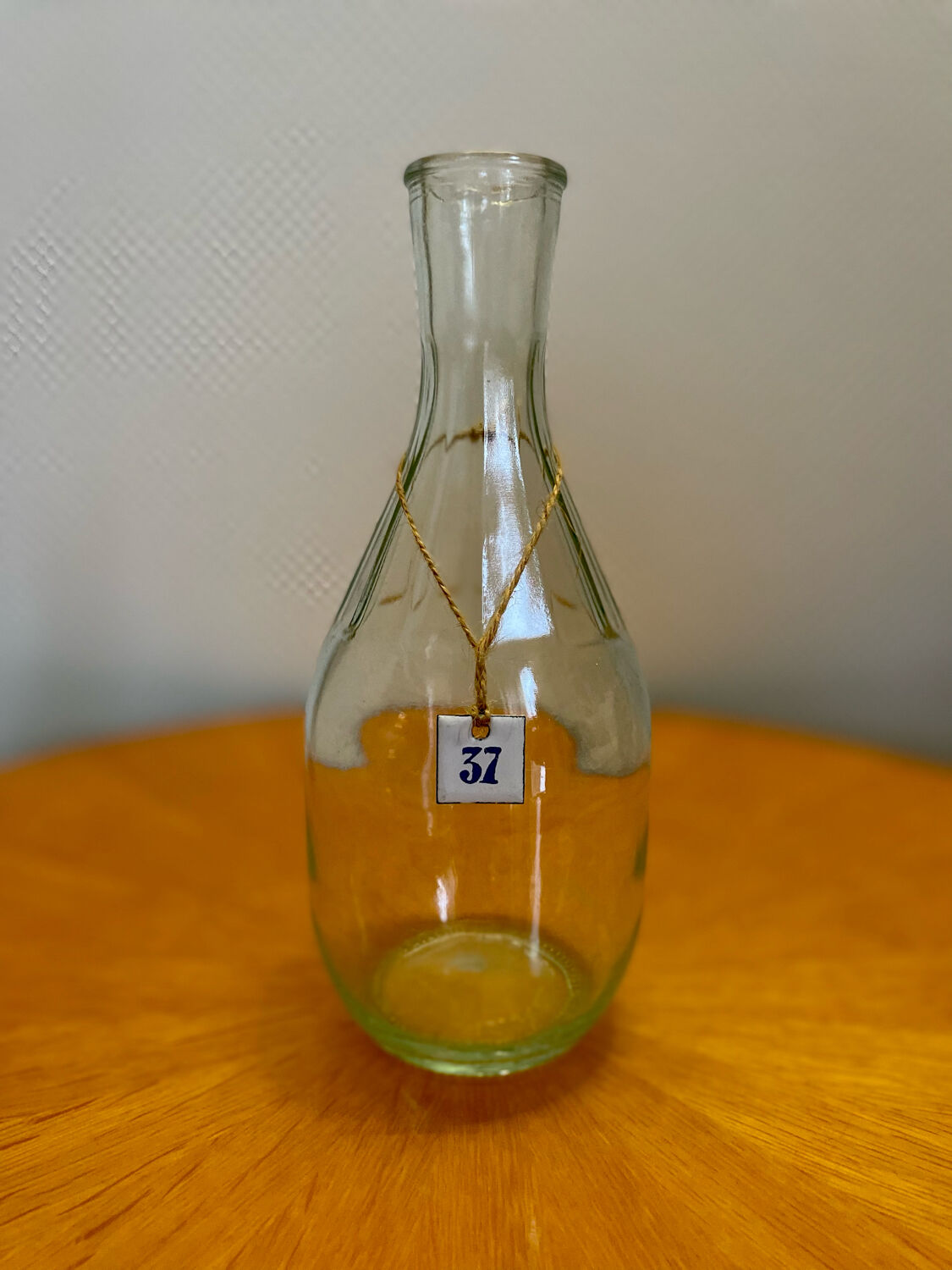 Old glass carafe 1950