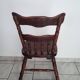 Pair of solid wood saloon chairs from the 60s and 70s