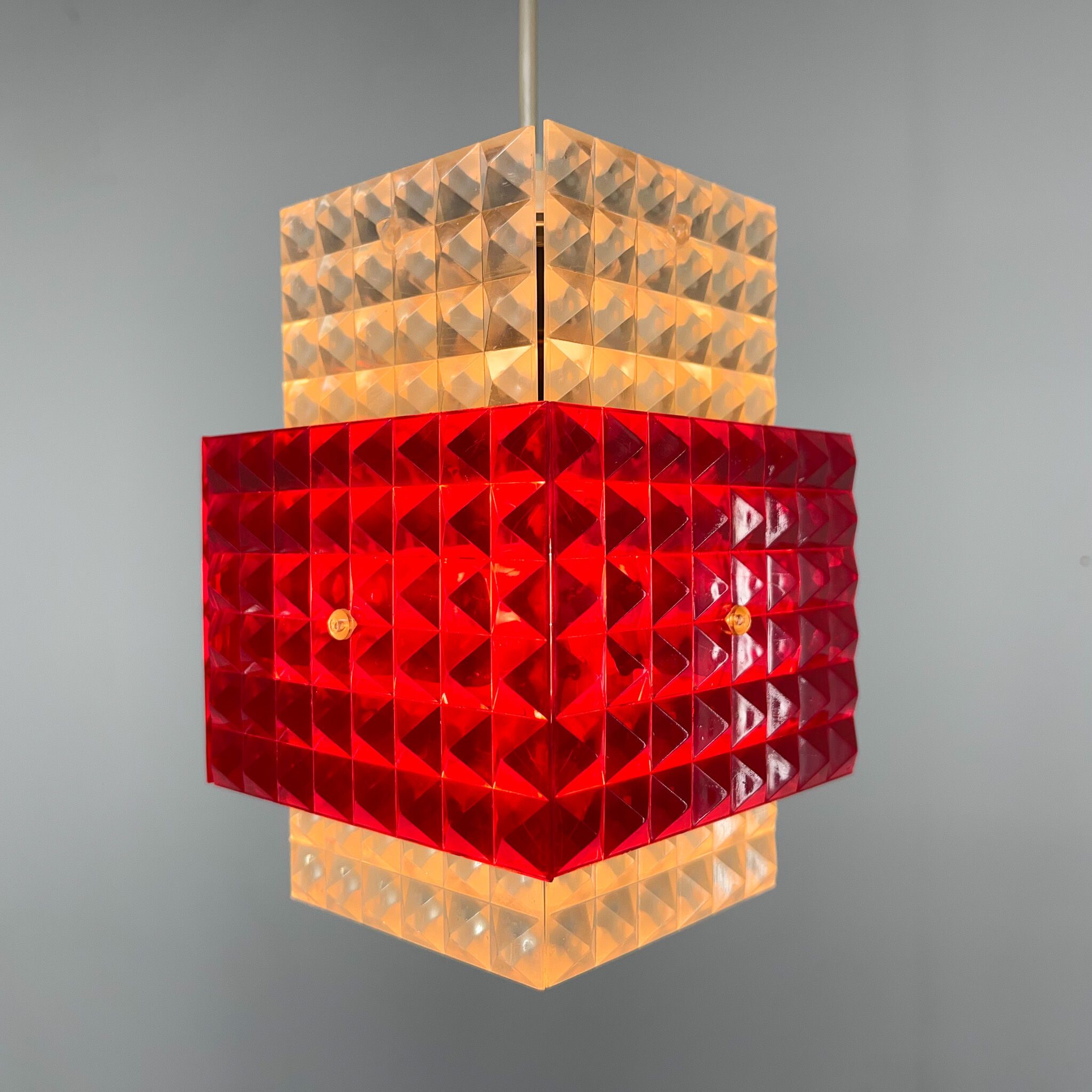 1970's Plastic Pendant Light, Germany