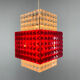 1970's Plastic Pendant Light, Germany