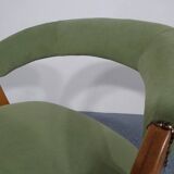 Beech chair in green, 1960s