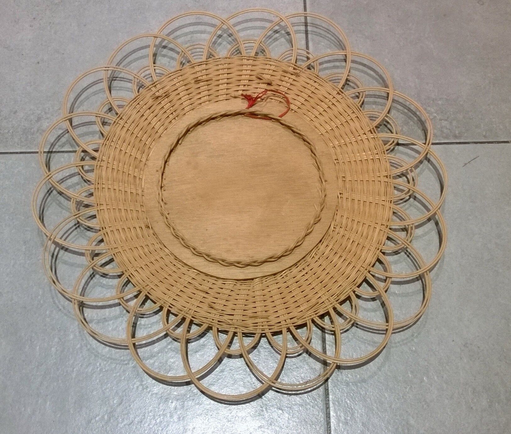 Wicker mirror 1960