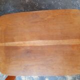 Console oak feet compass