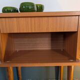 70s Scandi Icon: Architectural & Functional Nightstand