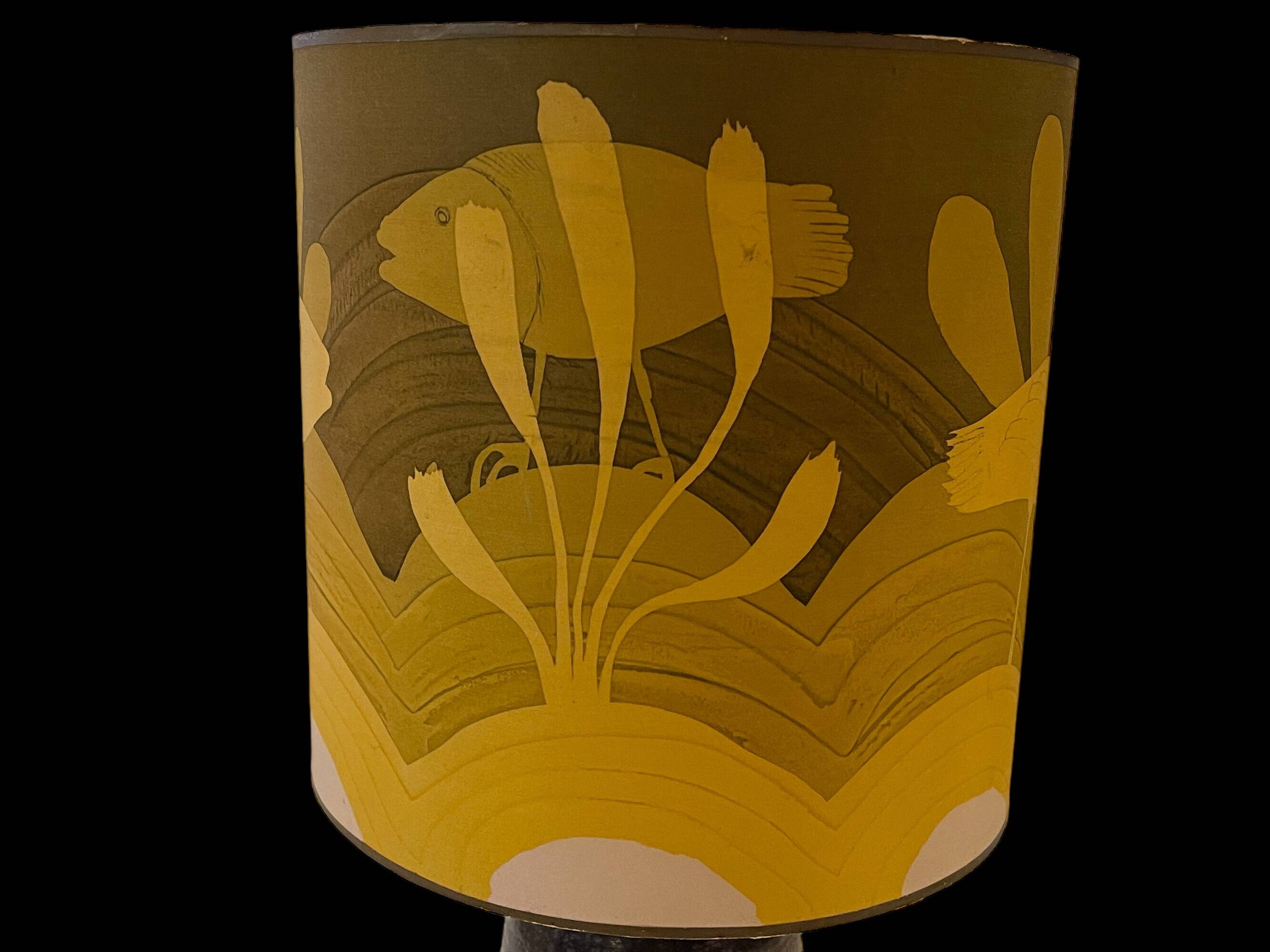 Artist Lamp by Alain Blanchard, 20th Century Ceramicist