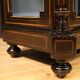 Vitrine anglaise marquetée du XIXe siècle