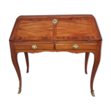MOREAU-stamped mahogany scriban burreau